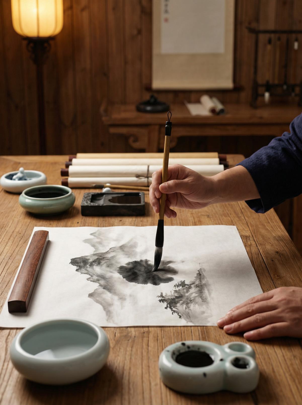 糖心Vlog 糖心Vlog：水墨雅集国画入门视频教程 - www.ij582309.cn